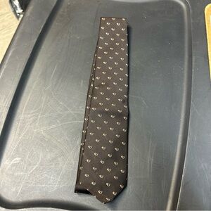 Classic Black Patterned Men's Tie